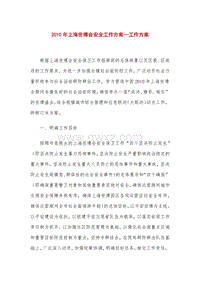 2010年上海世博会安全工作方案—工作方案.doc